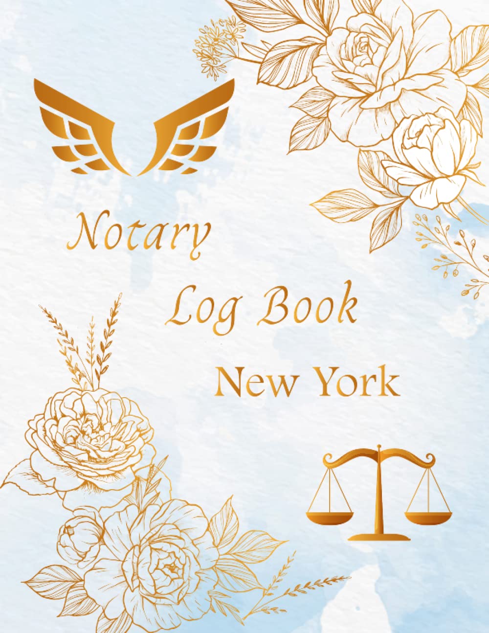 ler totalmente Notary Log Book New York: Public Notary Records Book, Large Notarial Log book, Large Size (8.5'' x 11''), Simple Notary Public Record Book.