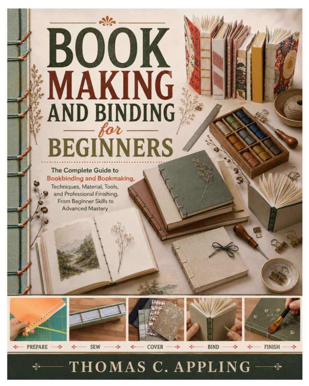 Book Making and Binding for Beginners: The Complete Guide to Bookbinding and Bookmaking, Techniques, Material, Tools, and Professional Finishing, From Beginner Skills to Advanced Mastery baixar o livro de graça