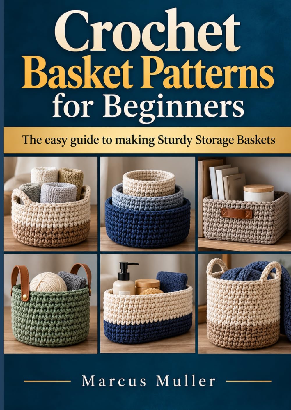 Crochet Basket Patterns for Beginners: Easy Step-by-Step Crochet Projects for Sturdy Storage Baskets and Home Organization baixar o livro de graça