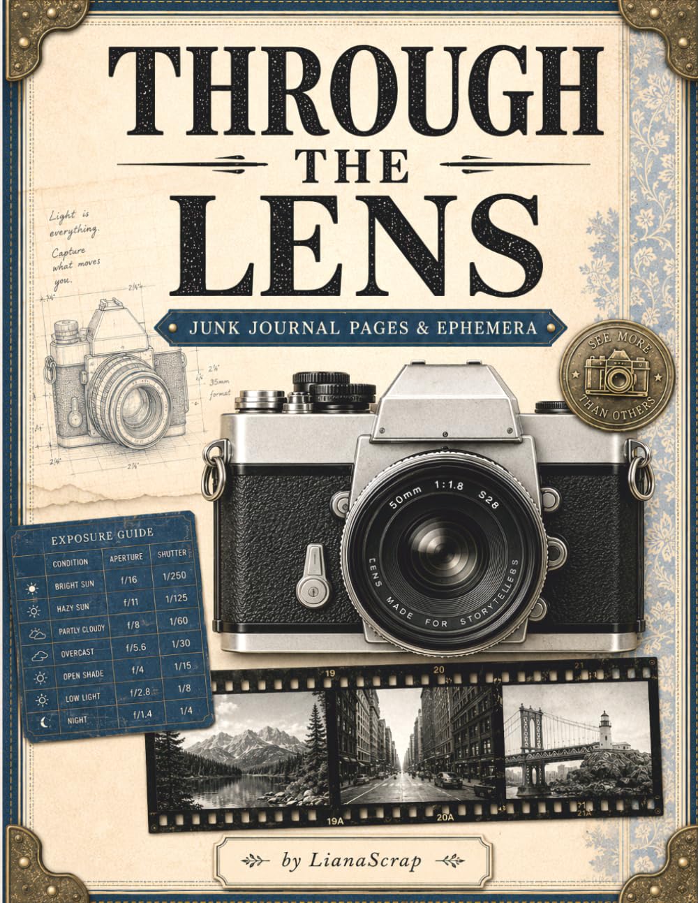 ler totalmente Through the Lens: Junk Journal Pages & Ephemera