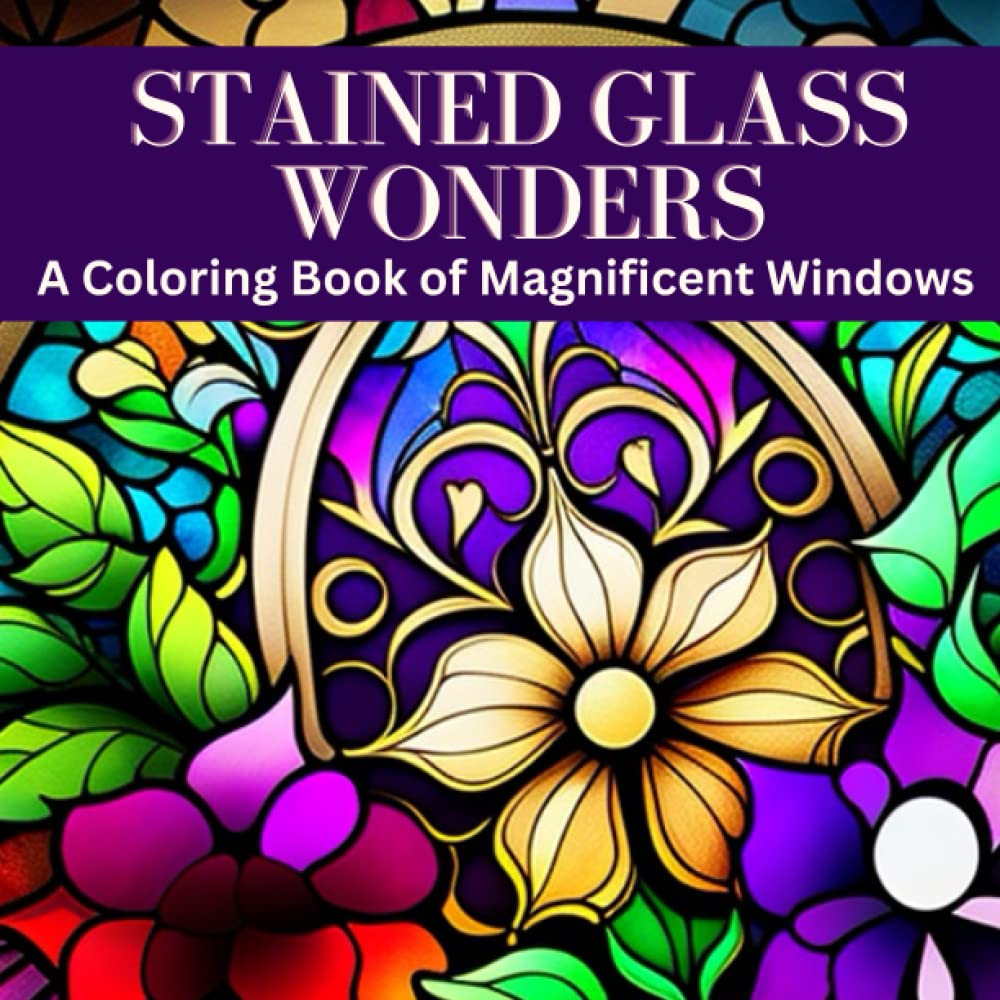 capítulo por capítulo baixar Stained Glass Wonders: A Coloring Book of Magnificent Windows