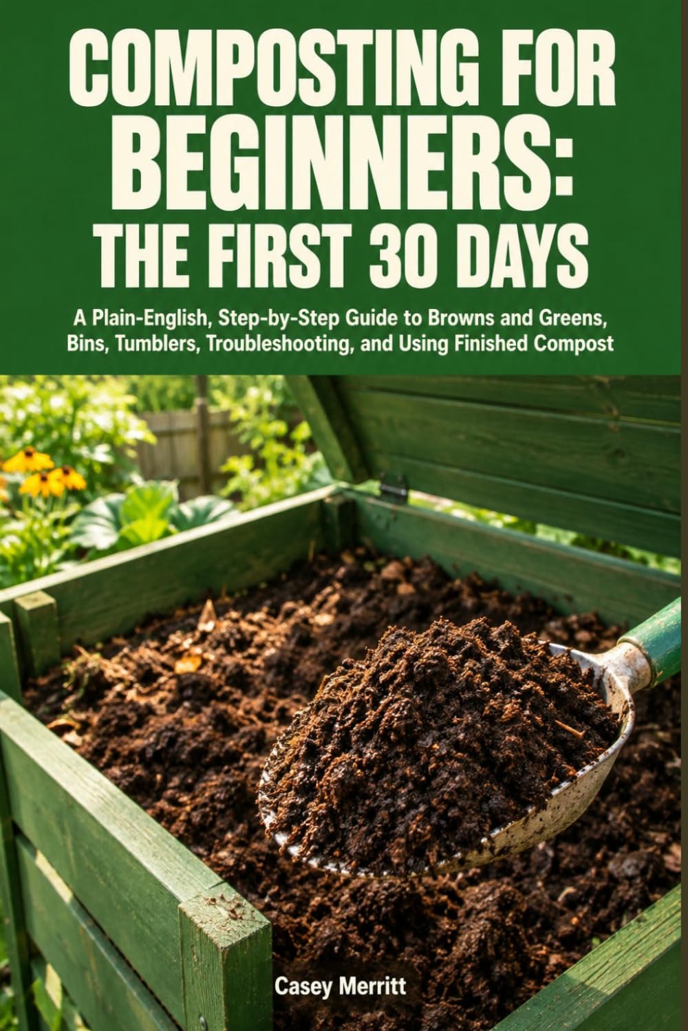 Composting for Beginners: The First 30 Days: A Plain-English, Step-by-Step Guide to Browns and Greens, Bins, Tumblers, Troubleshooting, and Using Finished Compost baixar livro de graça
