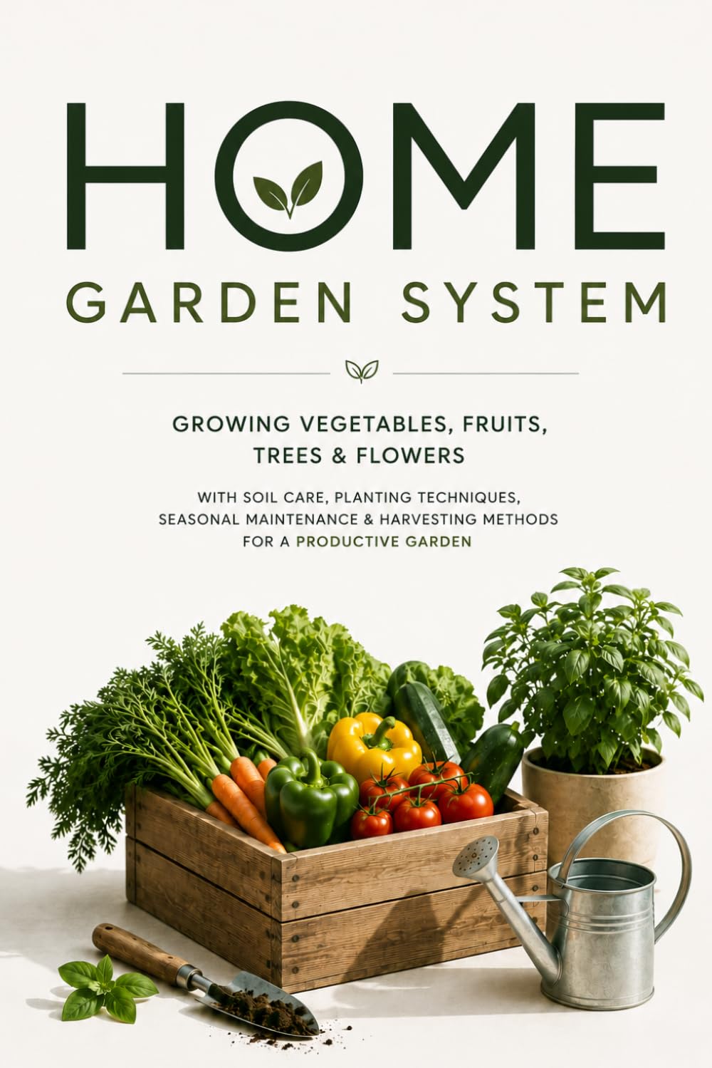 Home Garden System: Growing Vegetables, Fruits, Trees & Flowers with Soil Care, Planting Techniques, Seasonal Maintenance & Harvesting Methods for a Productive Garden baixar livro de graça