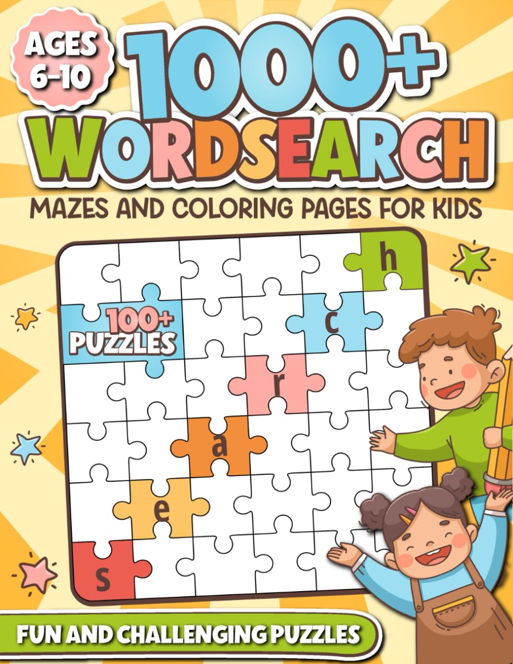 Word Search for Kids Ages 6-10: 1000+ Words to Find with 20 Bonus Mazes and Coloring Pages baixar o livro de graça