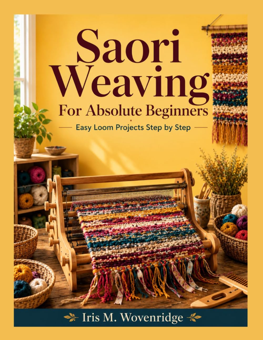 Saori Weaving For Absolute Beginners: Easy Loom Projects Step by Step baixar o livro de graça