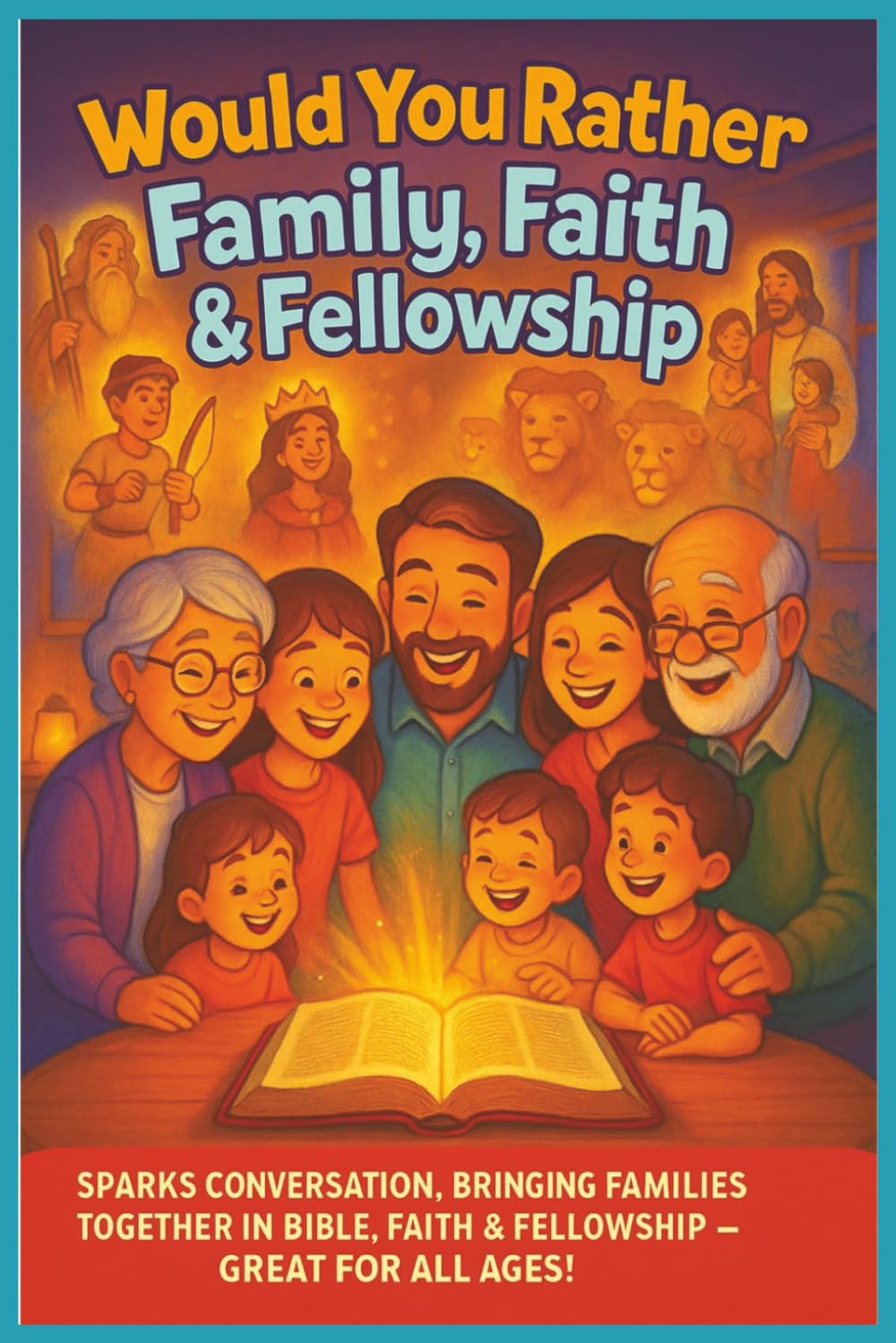 Would You Rather Family, Faith & Fellowship: Over 200 Bible-Themed Questions Plus Word Searches—Fun and Relaxing Activities for Kids, Parents, Sunday... to Inspire Faith, Fellowship, and Laughter! baixar o livro de graça