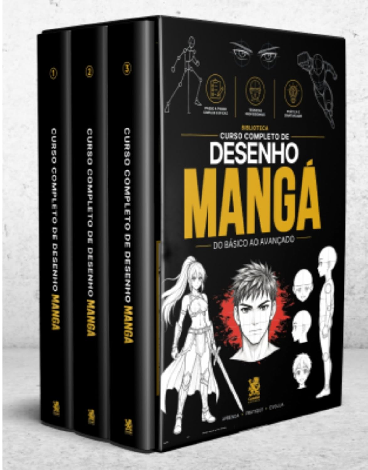 Curso Completo de Desenho Mangá | Box com 3 Livros baixar o livro de graça
