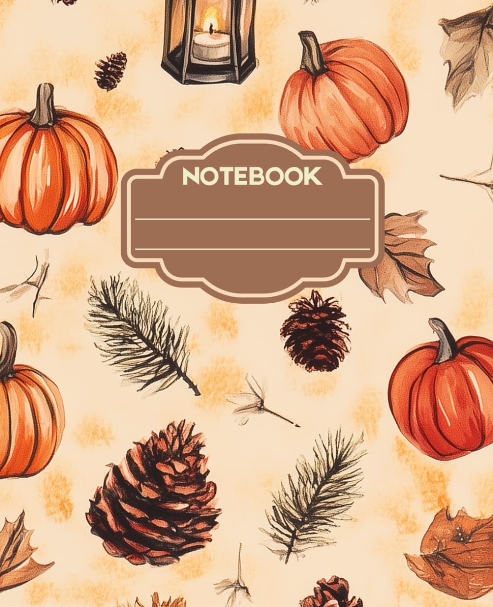ler totalmente Autumn Composition Notebook: Cute and cosy lined notebook journal ideal for fall