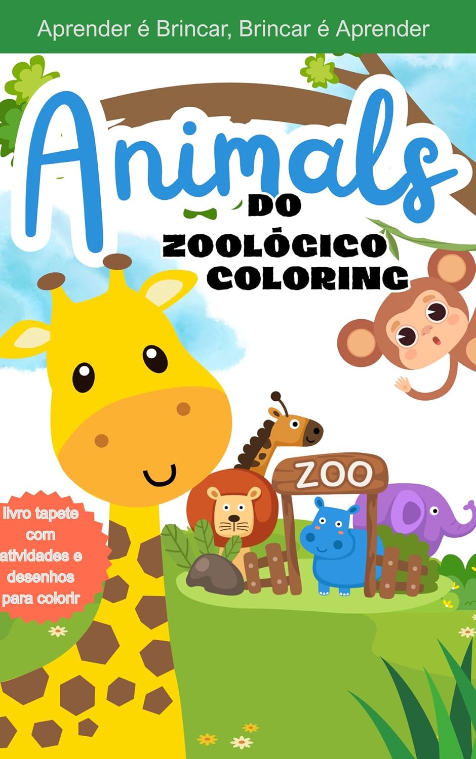 ler totalmente Animais do Zoológico para Colorir: Atividades criativas e divertidas para crianças
