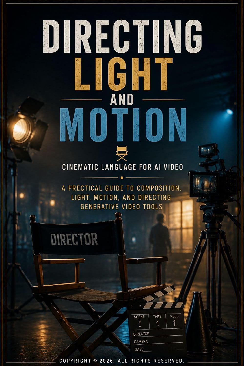 ler totalmente DIRECTING LIGHT AND MOTION: A Practical Guide to Composition, Light, Motion, and Directing Generative Video Tools (AI Content Creation Mastery Series:Prompt Like a Director) (English Edition)