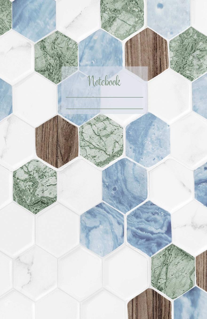 Notebook: Dotted grid Journal. Bullet Diary. Ideal for Notes, Memories, Journaling, Creative planning and Calligraphy practice. 120 Pages. Soft matte... (Hexagon pattern blue green brown cover). baixar livro de graça