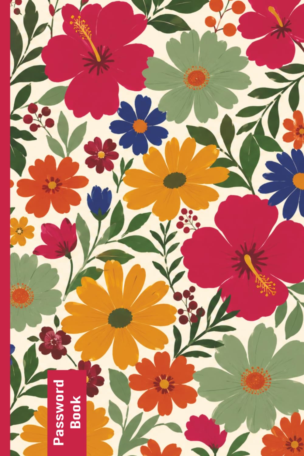 ler totalmente Password Book: Modern Floral Light Background – A to Z Alphabetical Index – Notebook for Your Usernames, Passwords and Internet Secret Codes – 110 Pages – A5 Size