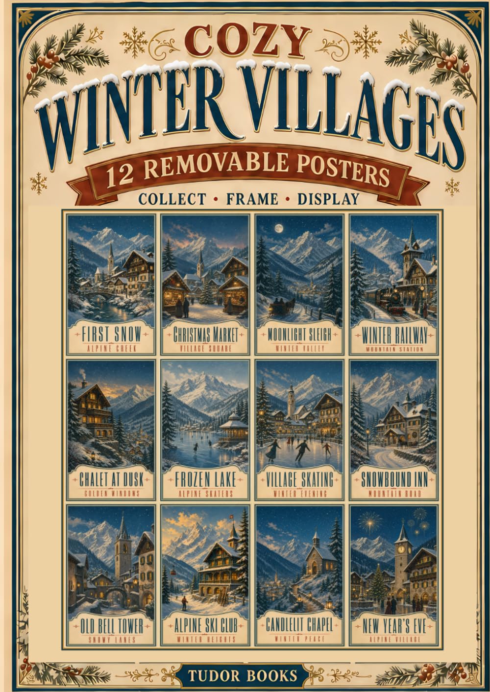 capítulo por capítulo baixar Cozy Winter Villages: 12 Removable Posters