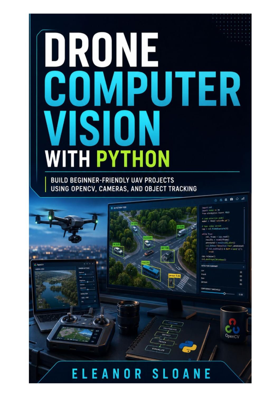 Drone Computer Vision with Python: Build Beginner-Friendly UAV Projects Using OpenCV, Cameras, and Object Tracking baixar o livro de graça