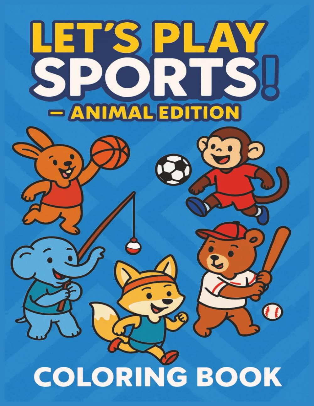 capítulo por capítulo baixar Let's Play Sports! - Animal Edition: 50 Sports Scenes With Adorable Animal Athletes for Kids Ages 7-14