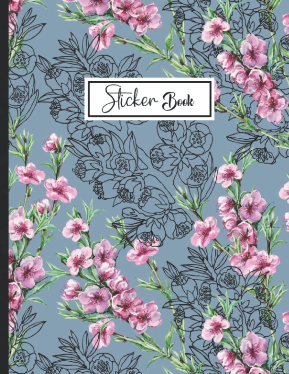 capítulo por capítulo baixar Sticker Book: Botanical Theme Sticker Book Collecting Album Blank Notebook.