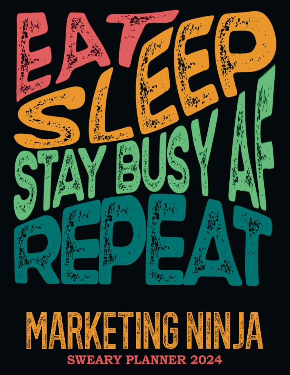 Marketing Ninja Sweary Planner: Gift For Men Women Coworker Boss Mom Dad for Christmas, Birthday & Appreciation - 2024 Retro MONTHLY Dated Book With To Dos, Password Log & Notes baixar o livro de graça