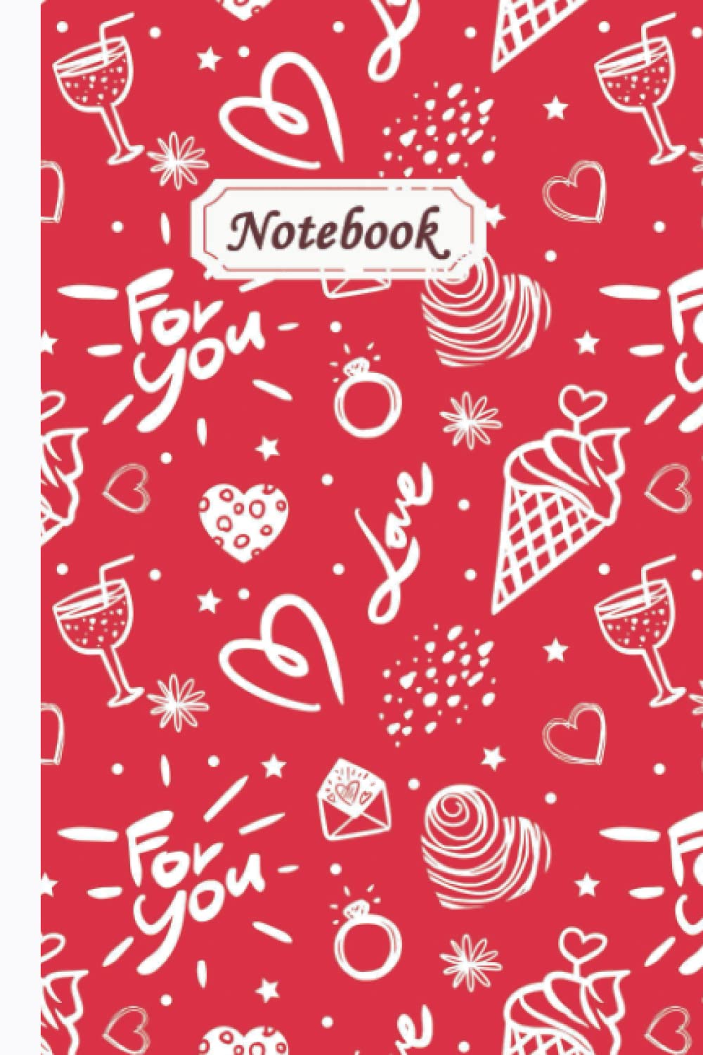 ler totalmente Notebook: Valentines Day Print Composition Notebook - College Ruled love XOXO Lined 120 Pages - Large 6 x 9 (Journal, Notebook, Diary, Composition Book)