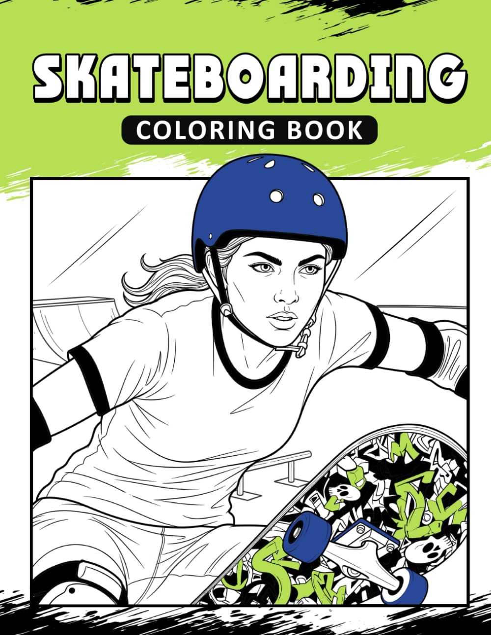 Skateboarding Coloring Book: The Activity Book for Skateboard Lovers baixar o livro de graça