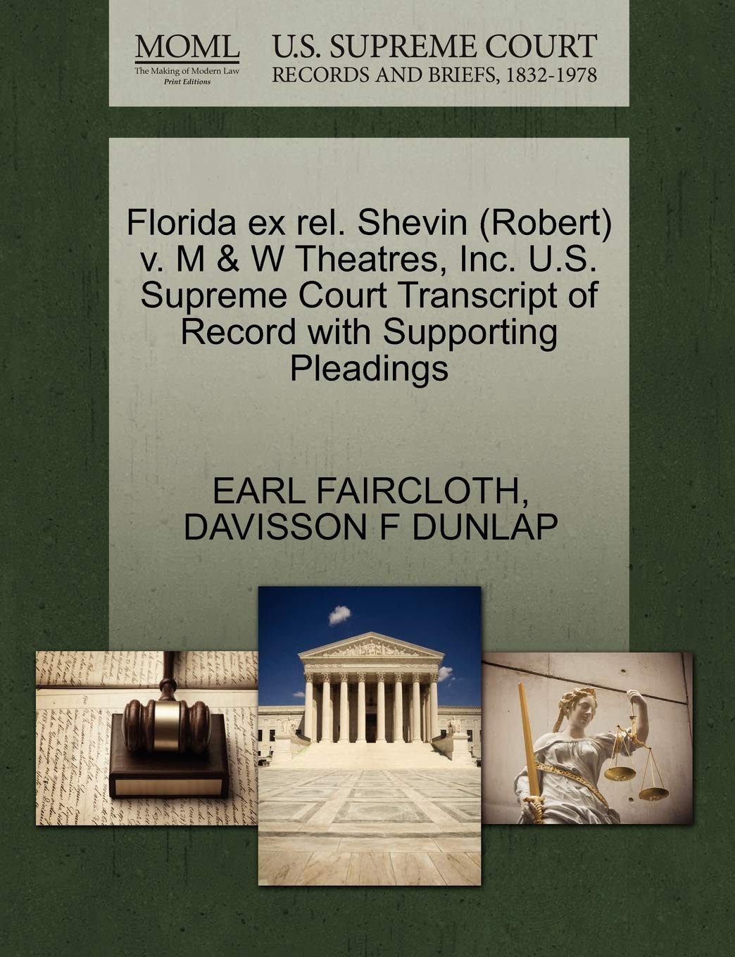 Florida ex rel. Shevin (Robert) v. M & W Theatres, Inc. U.S. Supreme Court Transcript of Record with Supporting Pleadings baixar livro de graça