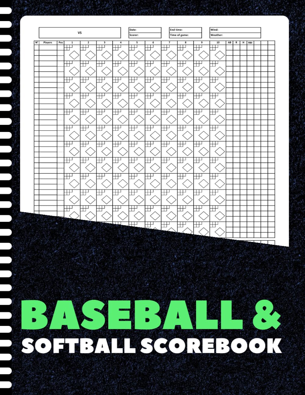 Baseball and Softball Scorebook: All-in-One Scorekeeper Notebook for Coaches, Players & Teams | Track Player Stats, Lineups & Game Details | 8.5" x 11" | 100+ Pages baixar o livro de graça