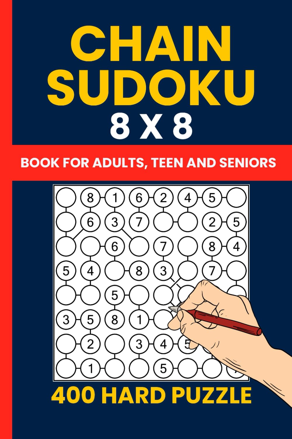 Chain Sudoku Puzzle Book: 400 Hard 8x8 Strimko Puzzles for Expert Solvers: A Mind-Bending Collection of 8x8 Chain Sudoku Puzzles for Advanced Puzzle Lovers baixar livro de graça