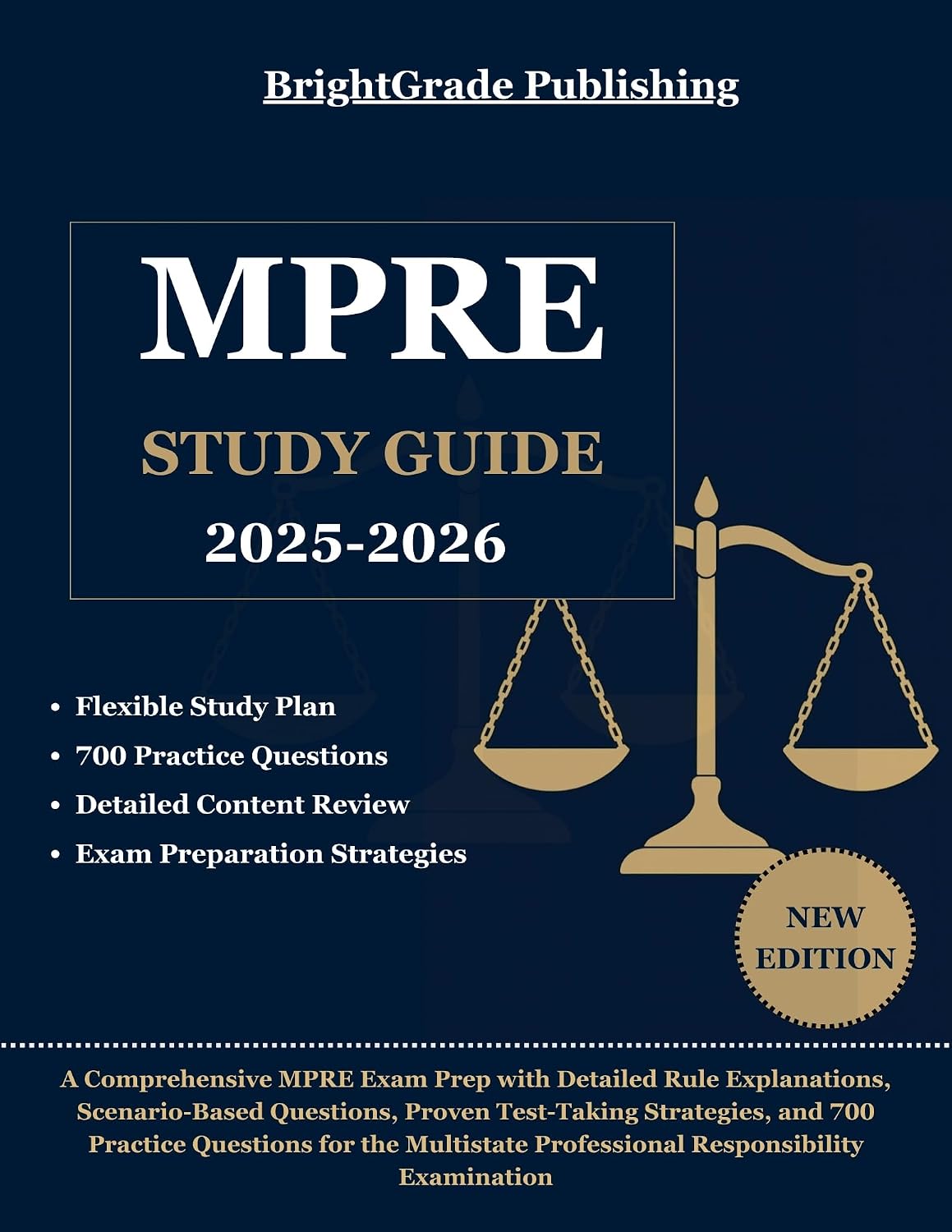 ler totalmente MPRE STUDY GUIDE 2025-2026: A Comprehensive MPRE Exam Prep with Detailed Rule Explanations, Scenario-Based Questions, Proven Test-Taking Strategies, and... for the Multistate Pr... (English Edition)
