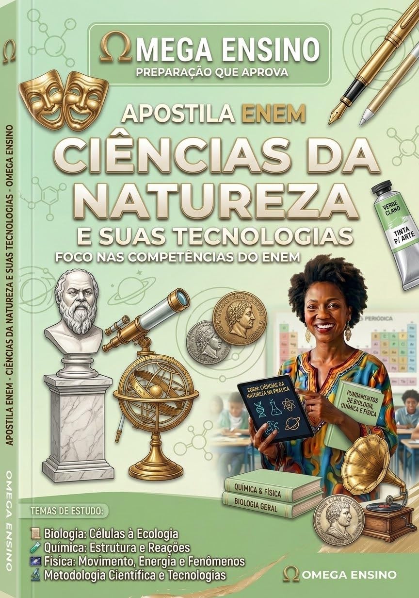 Apostila Ciências da Natureza ENEM: O Código da TRI: Guia Definitivo de Biologia, Física e Química com Foco na Matriz de Competências e Inteligência da TRI - Omega Ensino baixar livro de graça