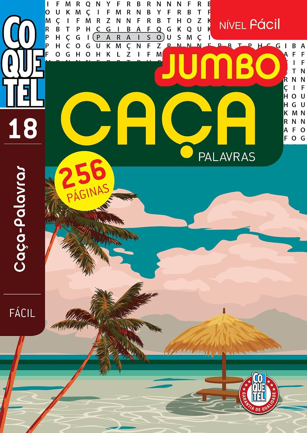 Livro Coquetel Jumbo Caça-Palavras 18: Nivel Fácil baixar o livro de graça