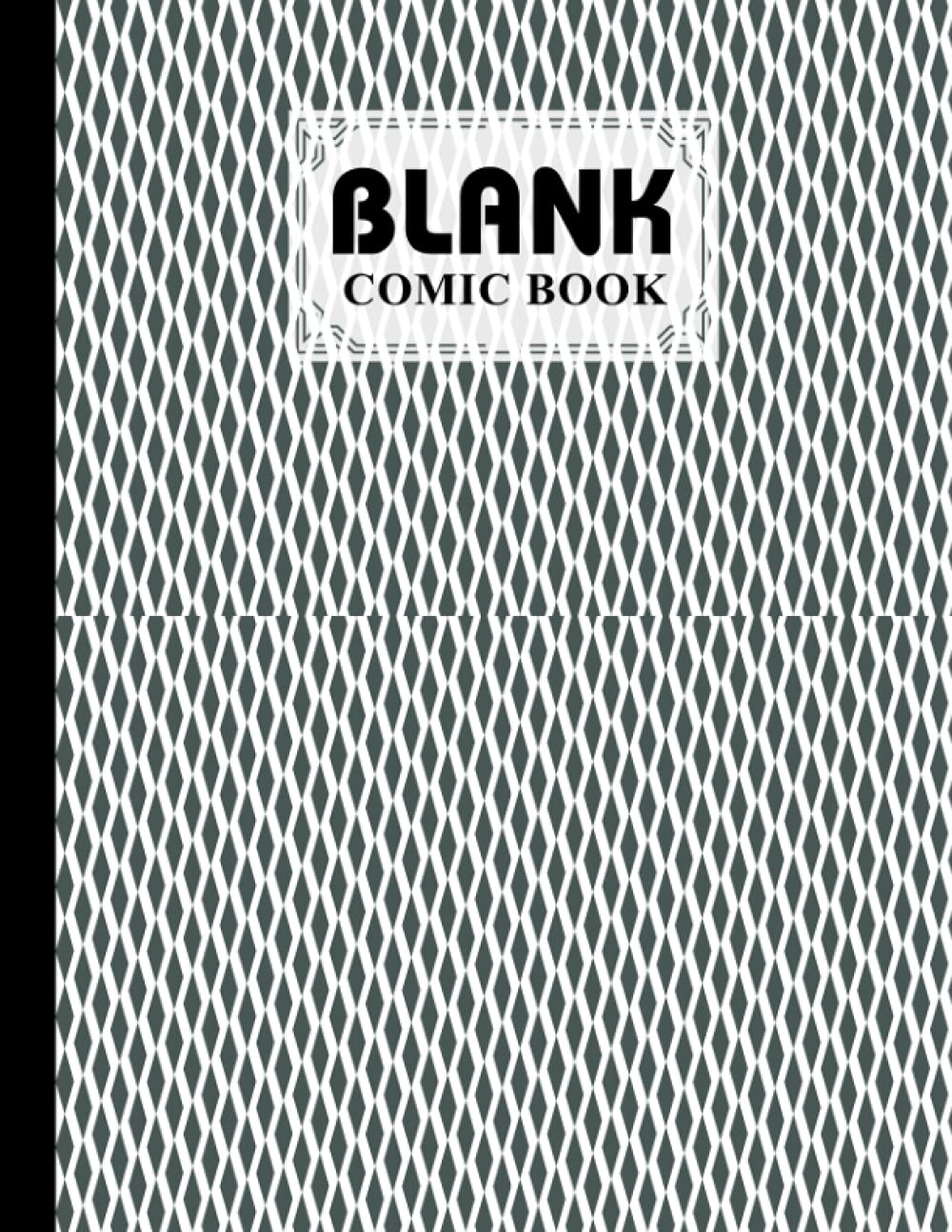 ler totalmente Blank Comic Book: Rhombuses Cover, Create Your Own Story, Journal, Notebook, Sketchbook for Kids and Adults, 120 Pages - Size 8.5" x 11" Notebook by Hagen Jost