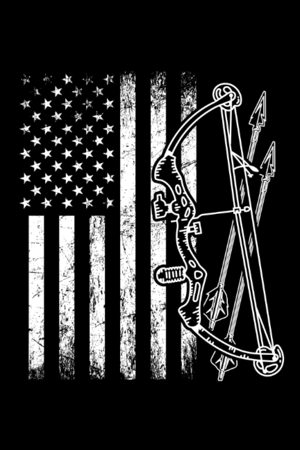ler totalmente Bow and arrow on a USA flag: Dot Grid Jounal ToDo Exercise Book or Diary 6" x 9" (15.24 x 22.86 cm) 120 pages