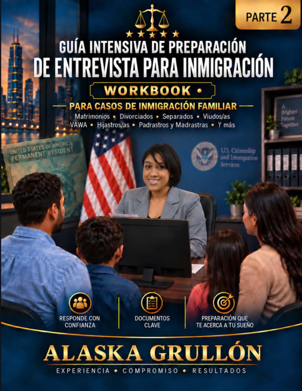 GUIA INTENSIVA DE PREPARACION DE ENTREVISTA PARA INMIGRACION: PREPARACION PARA CASOS MATRIMONIALES, DIVORCIADOS, SEPARADOS, VAWA Y MAS (Spanish Edition) baixar livro de graça