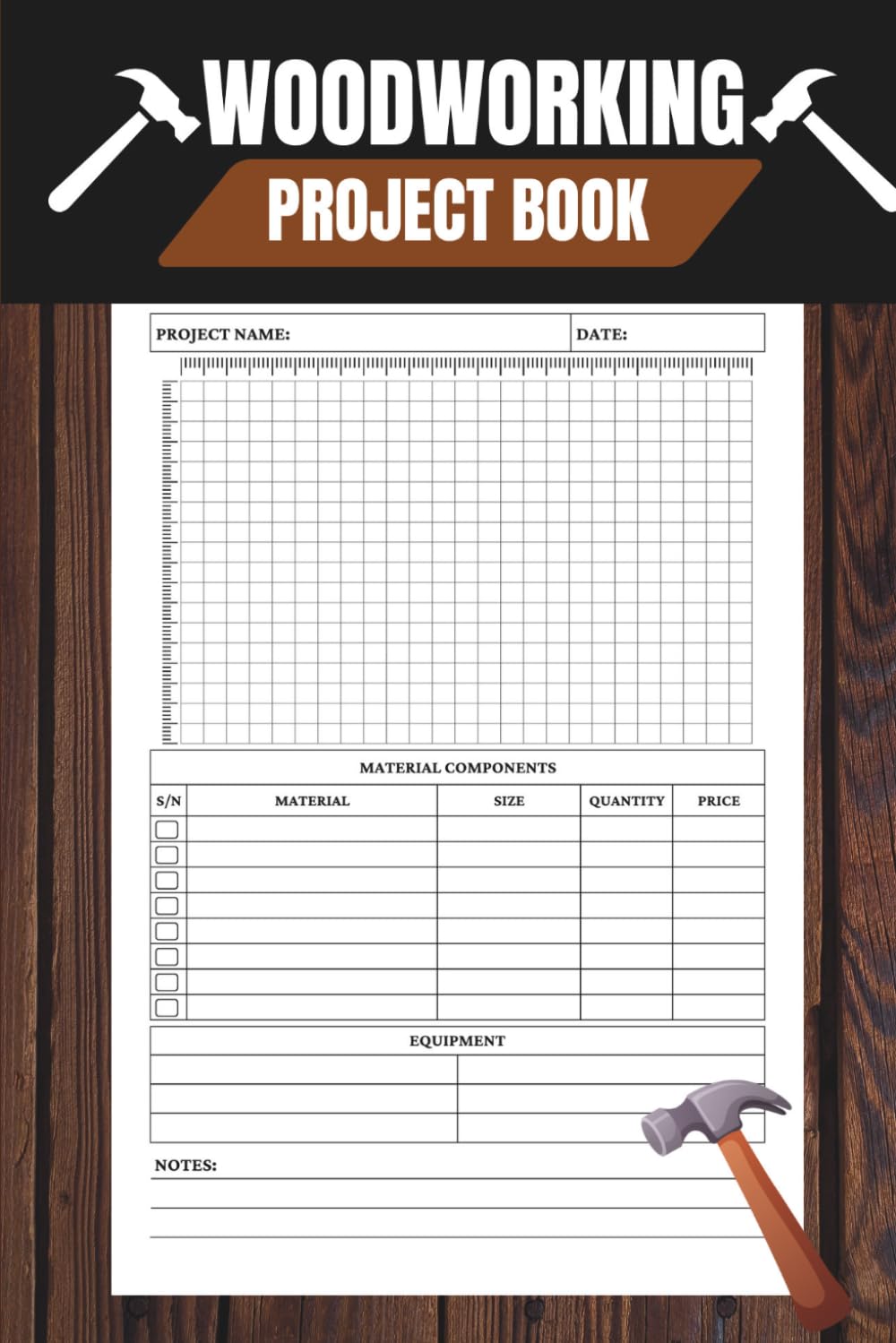 capítulo por capítulo baixar WoodWorking Project Book: A DIY Woodworkers Project Journal and Planning Notebook for Recording Builds, Measurements, Materials, and Workshop Notes... to Organize Builds from Start to Finish