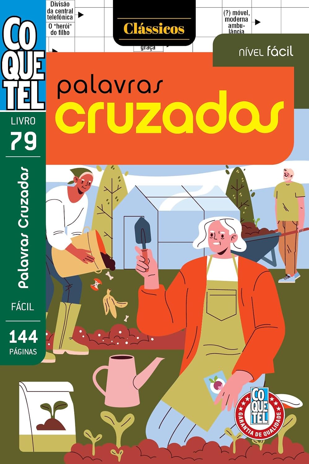 ler totalmente Livro Coquetel Palavras Cruzadas 79: Nível Fácil: 76