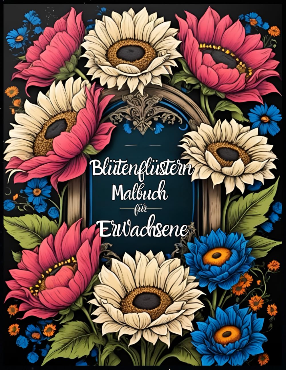 Blütenflüstern Malbuch für Erwachsene: Mehr als nur ein Malbuch: Eine Reise durch die Welt der Blumen (German Edition) baixar livro de graça