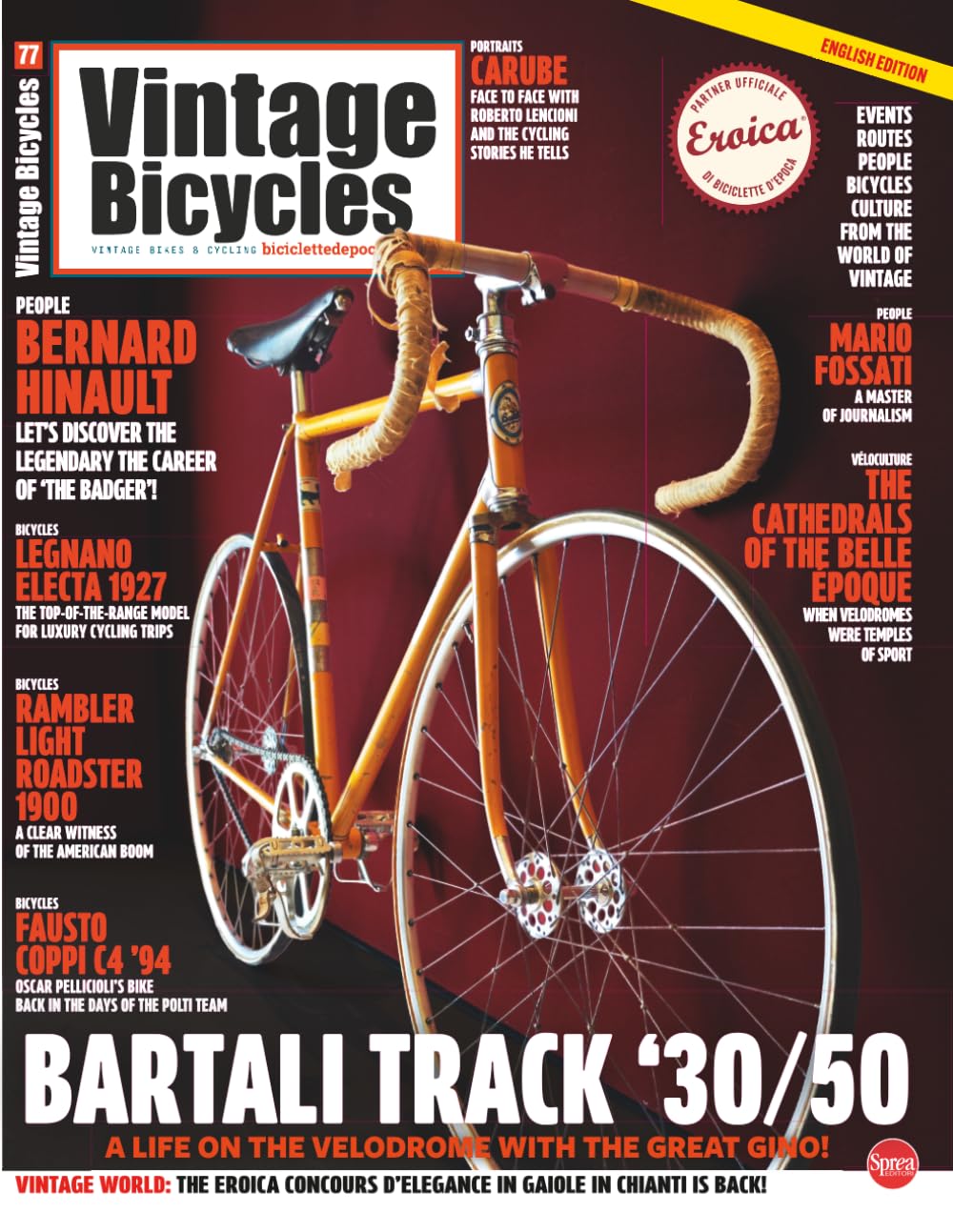 Vintage Bicycles 77 - Bartali Track ‘30/50: A life on the velodrome with the great Gino! (Vintage Bicycles - English edition of Biciclette d'Epoca Magazine) (Italian Edition) baixar livro de graça