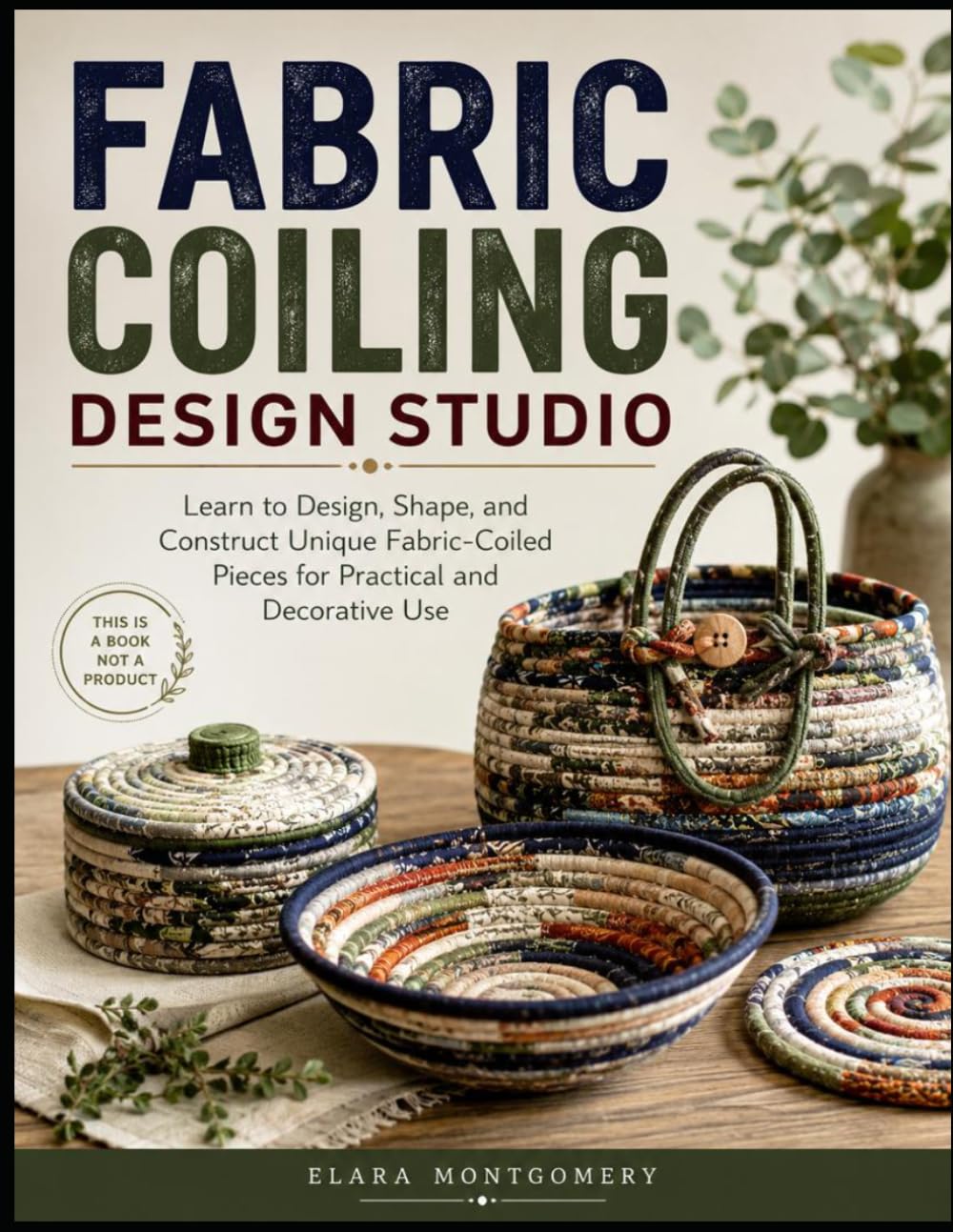 ler totalmente FABRIC COILING DESIGN STUDIO: Learn to Design, Shape, and Construct Unique Fabric-Coiled Pieces for Practical and Decorative Use