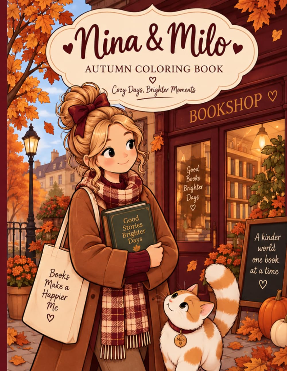 ler totalmente Nina & Milo: Autumn Coloring Book