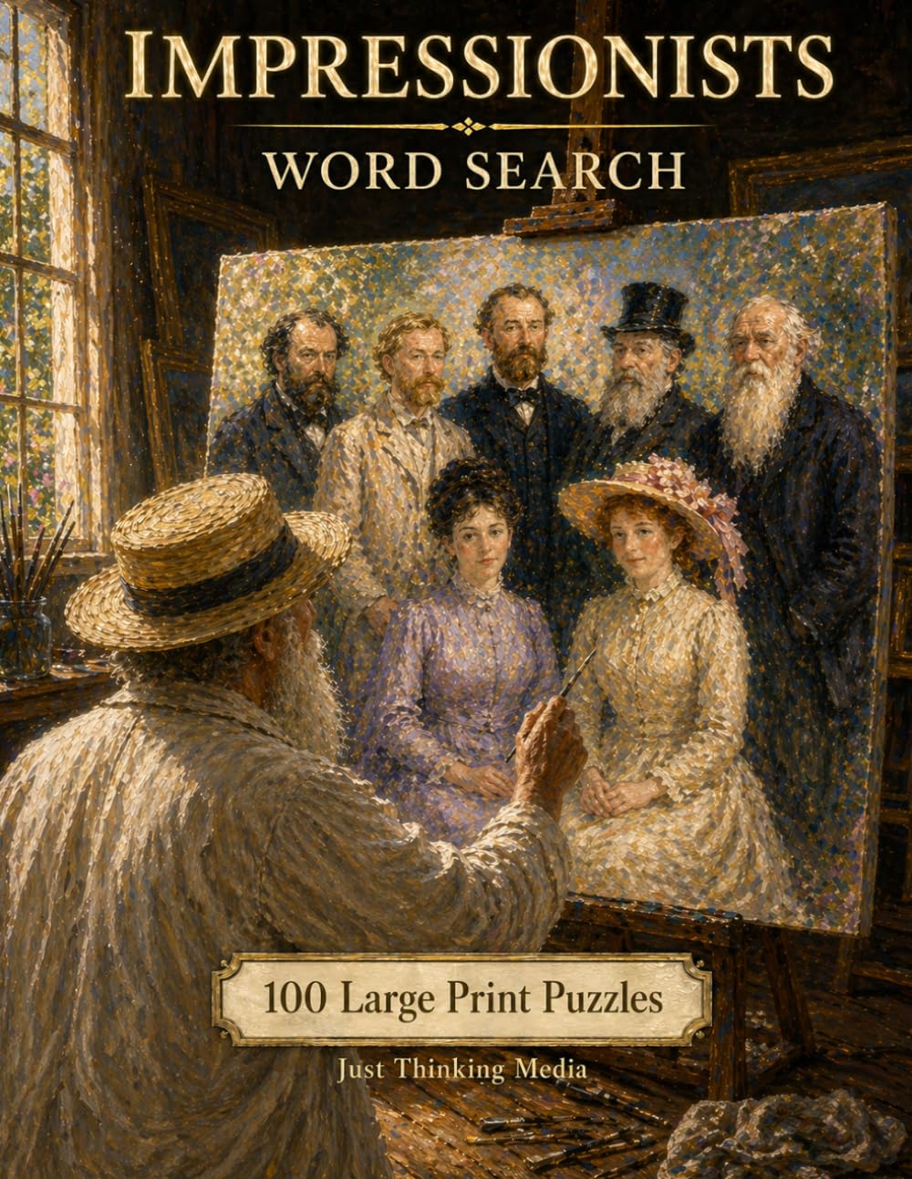 ler totalmente Impressionists Word Search: 100 Large Print Puzzles Featuring Monet, Renoir, Degas, and the Painters Who Changed Art Forever (Art & Artists)
