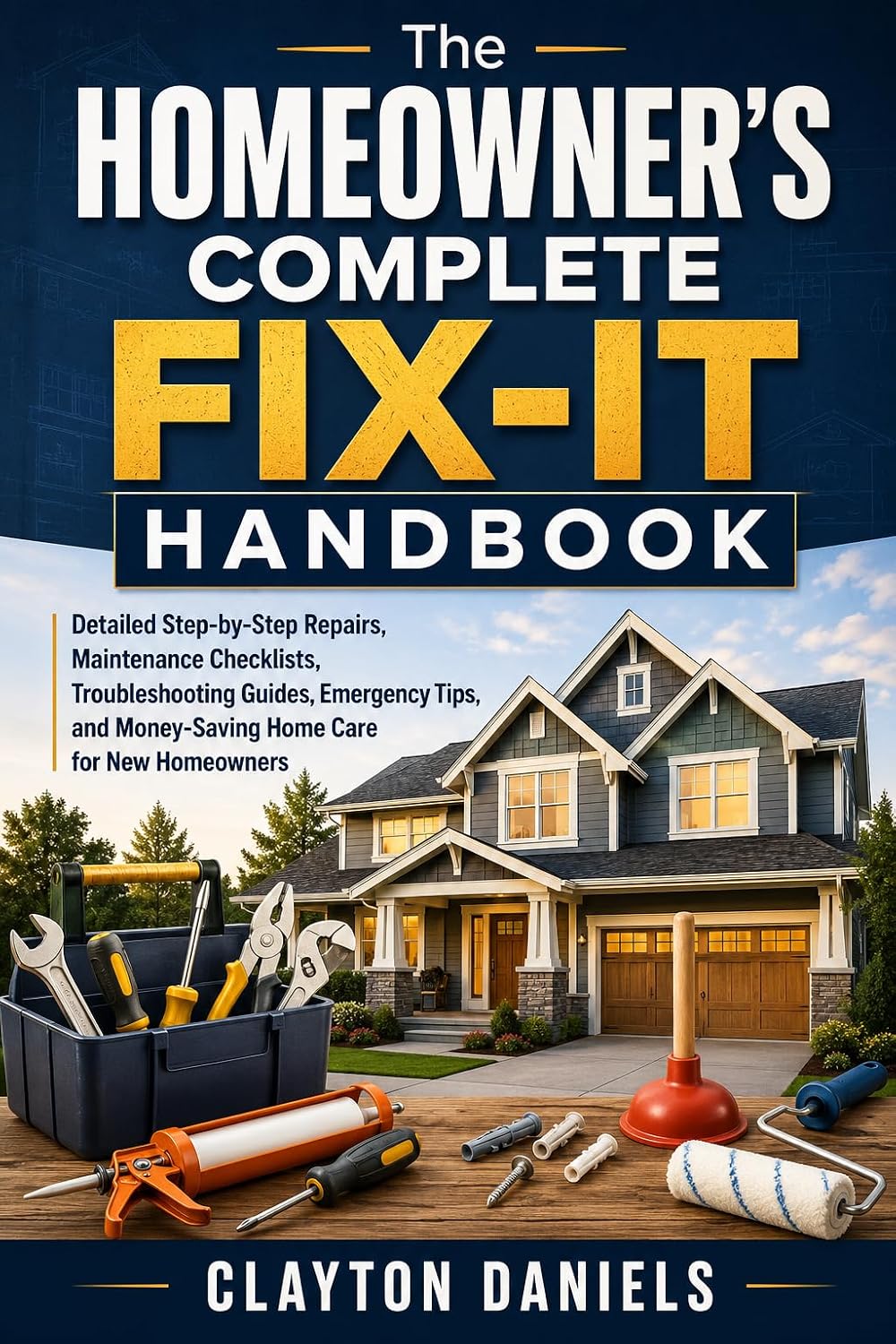 ler totalmente The Homeowner’s Complete Fix-It Handbook: Detailed Step-by-Step Repairs, Maintenance Checklists, Troubleshooting Guides, Emergency Tips, and Money-Saving Home Care for New Homeowners (English Edition)
