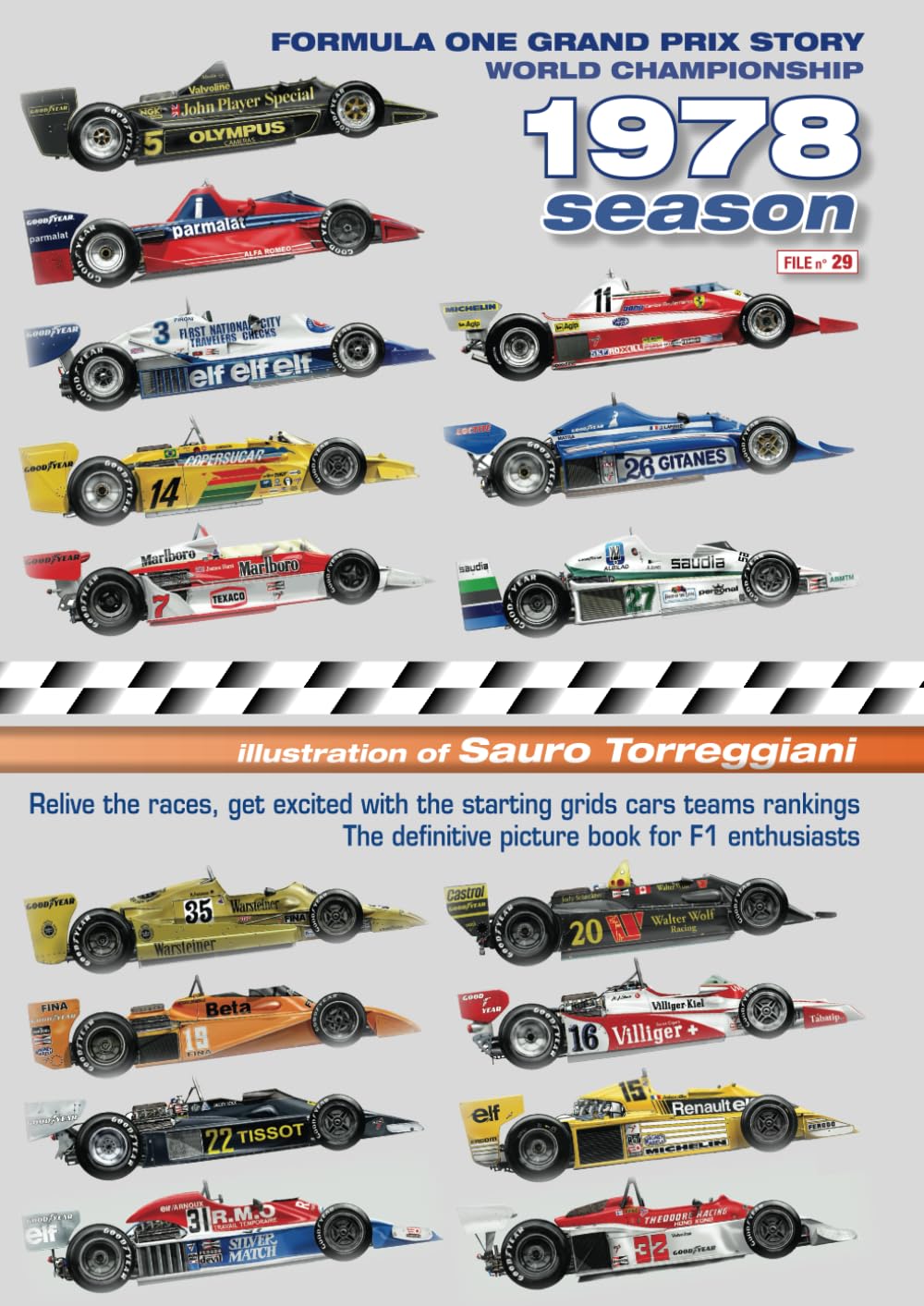 Formula One Grands Prix Story 1978 Season World Championship: Relive the races, get excited with the starting grids cars teams rankings. The definitive picture book for F1 enthusiasts baixar o livro de graça