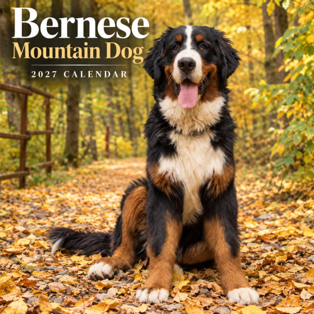 Bernese Mountain Dog Calendar 2027: Alpine Dog Photography