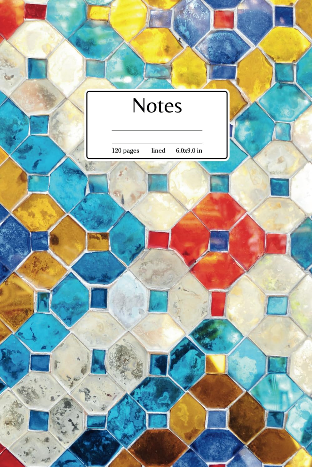 Notes: Notes: Lined Notebook with Mosaic Tile Design, 6x9, Ruled, 120 Premium Pages | Margin Masters Mosaic Series #025 baixar o livro de graça