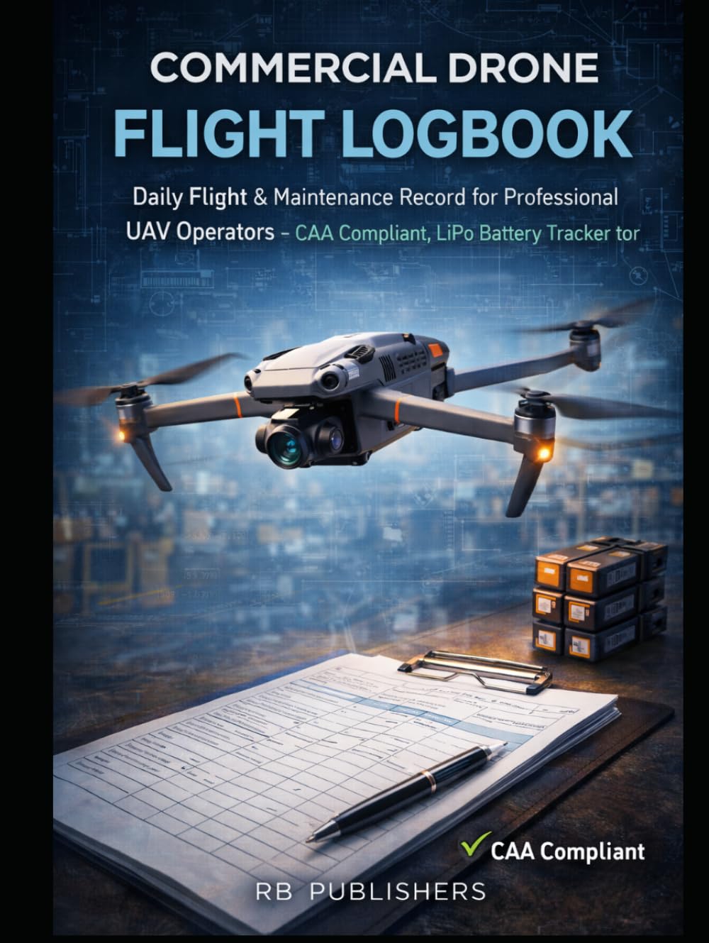 Commercial Drone Flight Logbook: Daily Flight & Maintenance Record for Professional UAV Operators – CAA Compliant, LiPo Battery Tracker Included baixar livro de graça