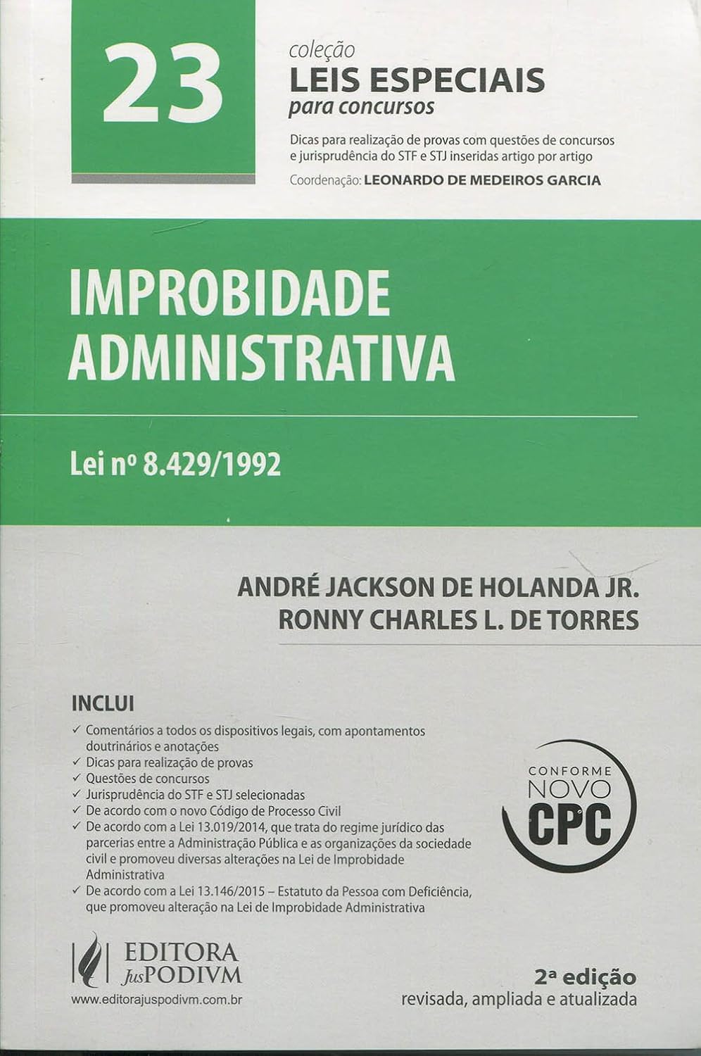 Improbidade Administrativa - Volume 23. Coleção Leis Especiais Para Concursos baixar o livro de graça