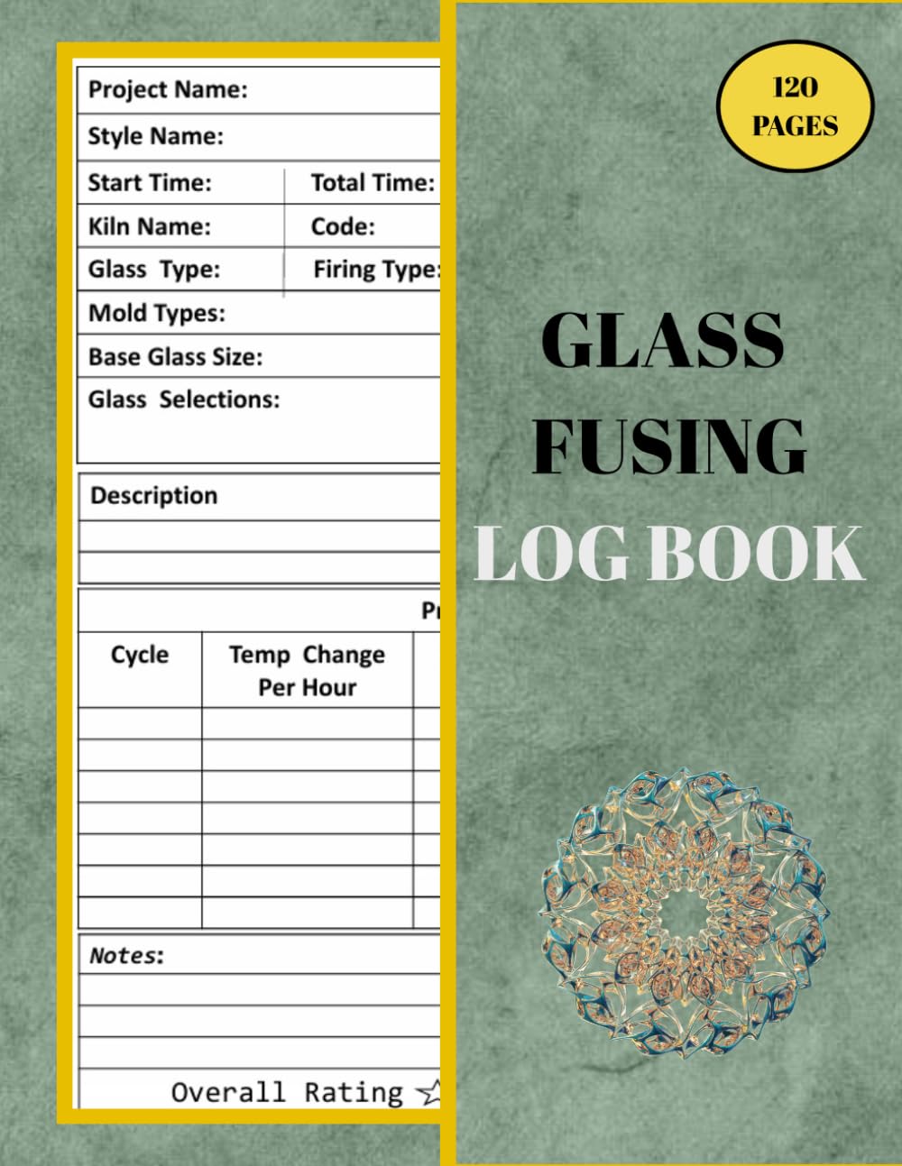Glass Fusing Log Book: Fused Glass Artists and Essentials Log,and Essentials Planner, Styles and Kiln Firing Schedule Logs, Glass Fusing Process... Project Materials, 120 Pages, 8.5 x11 inches baixar livro de graça