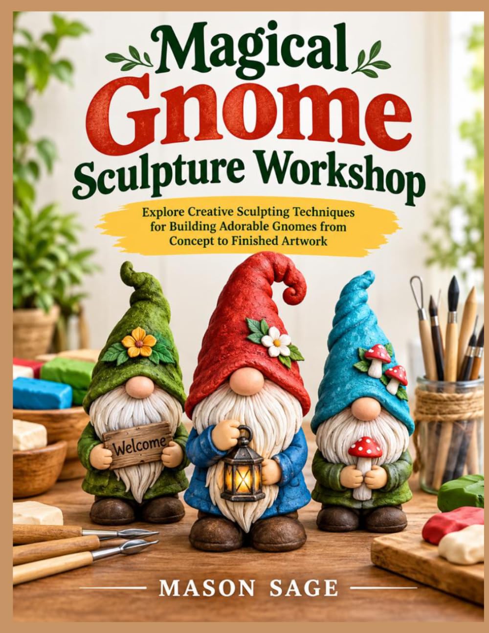 ler totalmente MAGICAL GNOME SCULPTURE WORKSHOP: Explore Creative Sculpting Techniques for Building Adorable Gnomes from Concept to Finished Artwork