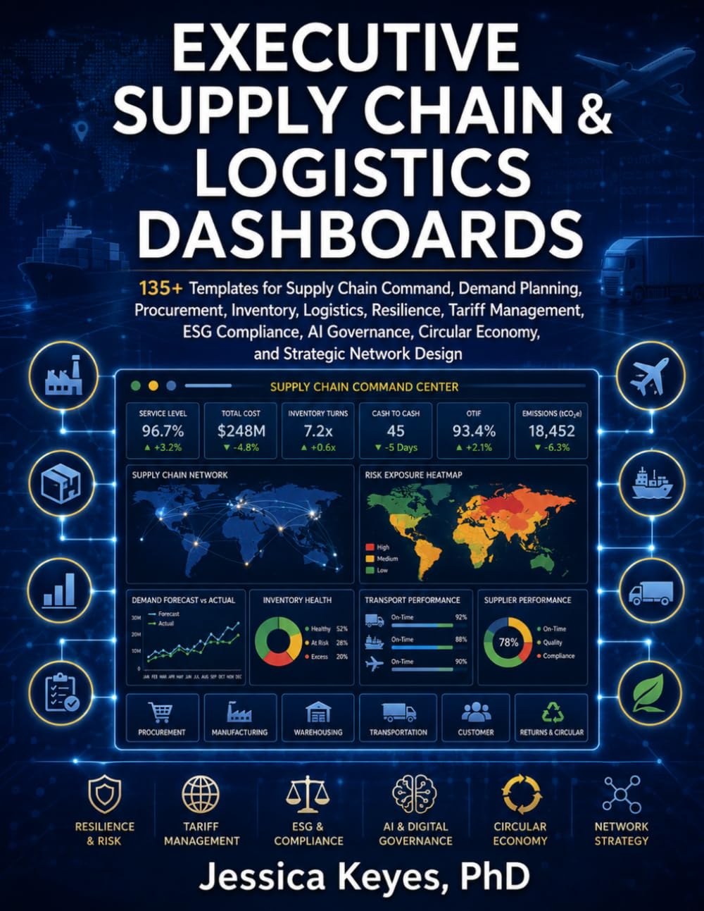 Executive Supply Chain & Logistics Dashboards: 135+ Templates for Supply Chain Command, Procurement, Inventory, Logistics, Resilience, ESG, AI... Design (Executive Project Governance Series) baixar livro de graça