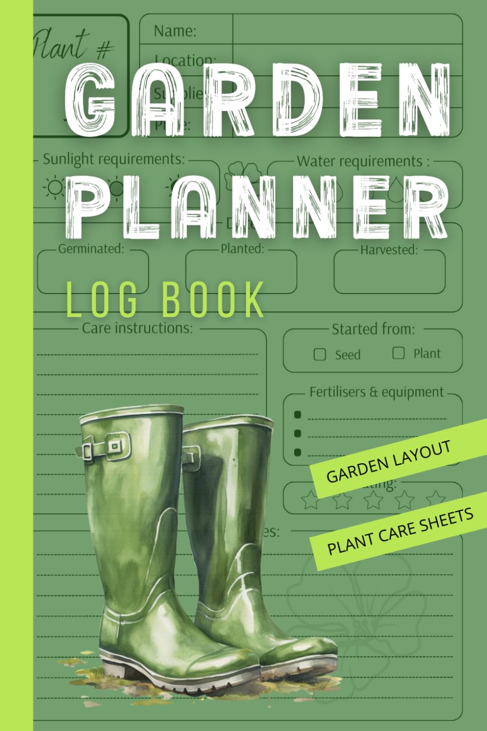 capítulo por capítulo baixar Garden Planer Log Book: Effectively Design Flower and Vegetable Beds and Track and Record Your Plant Growth, Easy-to-use Journal for Beginner and Advanced Gardeners.