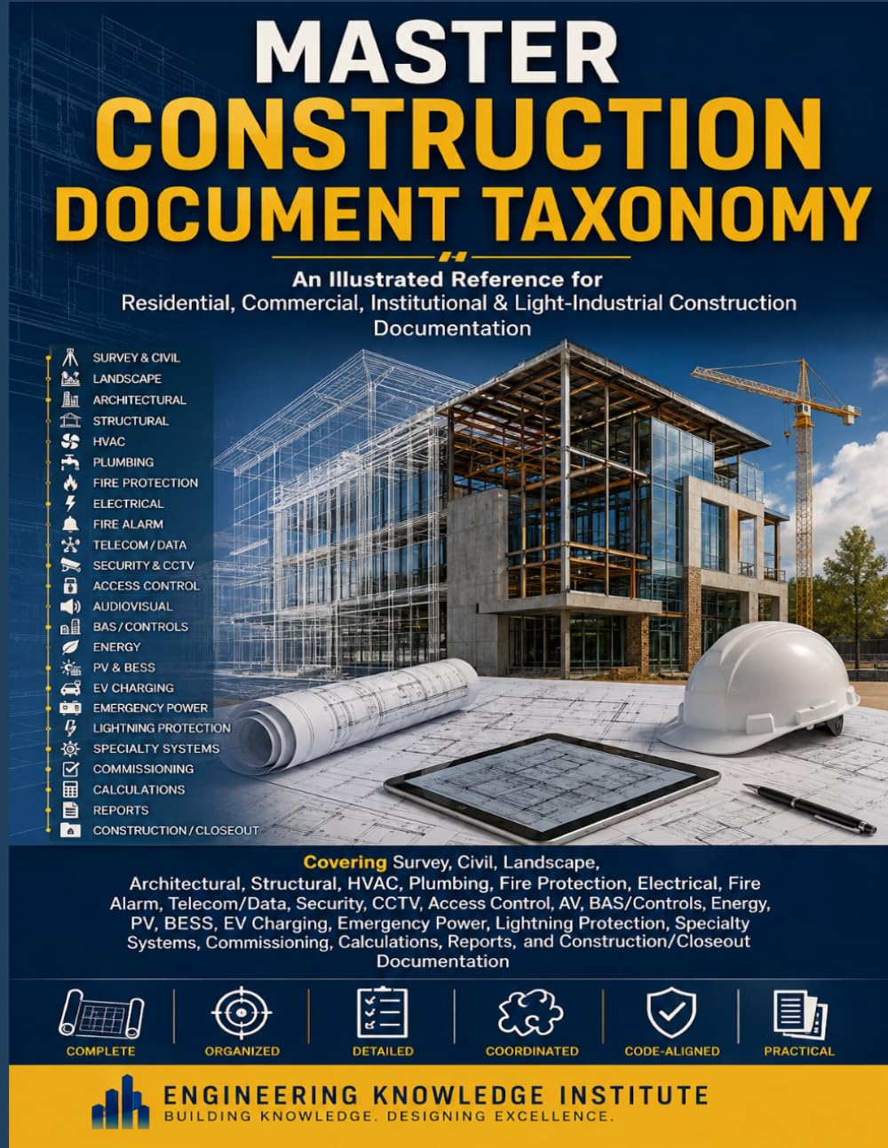 MASTER CONSTRUCTION-DOCUMENT TAXONOMY: An Illustrated Reference for Residential, Commercial, Institutional & Light-Industrial Construction Documentation baixar livro de graça